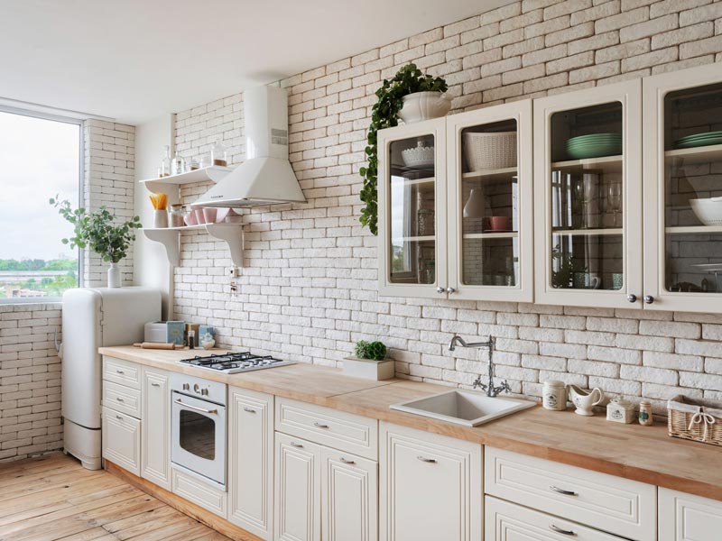 مدل کابینت سفید برای آشپزخانه های کوچک